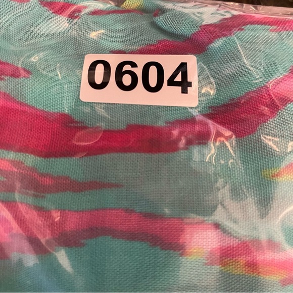 Stella & Dot BOHO Teal Magenta Green Yellow XL Scarf 37” X 80” - Picture 6 of 6